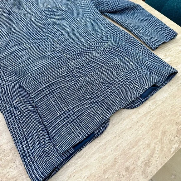 Suitsupply Slim Havana Check Blazer! Sz 36R - Picture 5 of 9